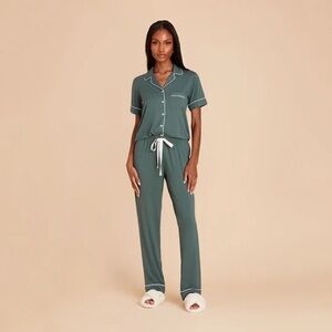 Birdy Grey Pajama Set - Sea Glass